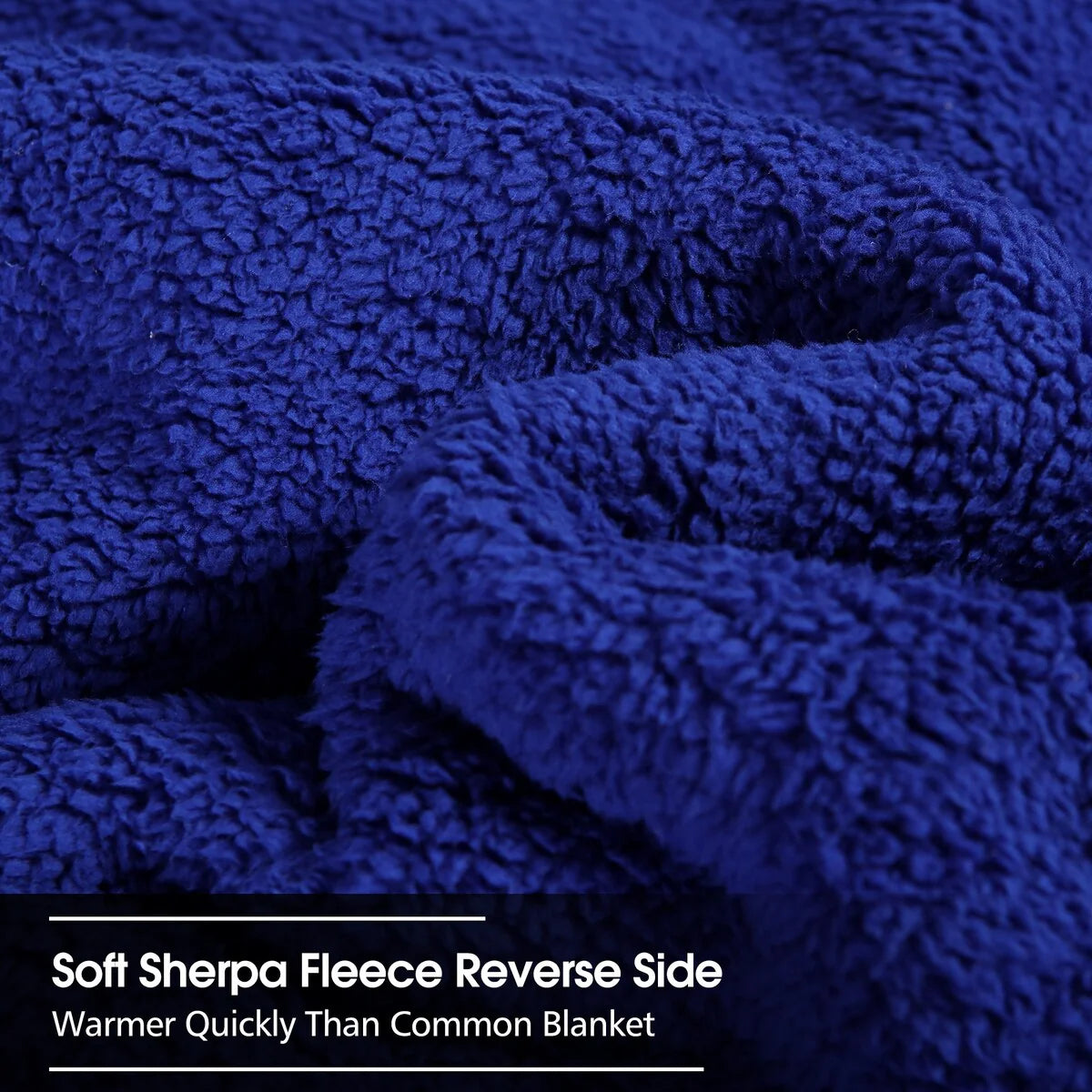 Solid Micromink Sherpa Comforter Bed Set