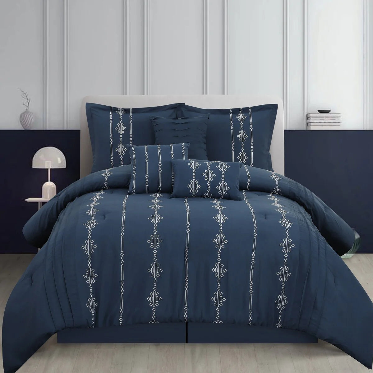 Nanshing Kiana Embroidered 7 Piece Comforter Set