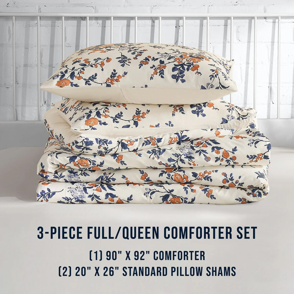 Lucky Brand Garden Bouquet Reversible Comforter Sets