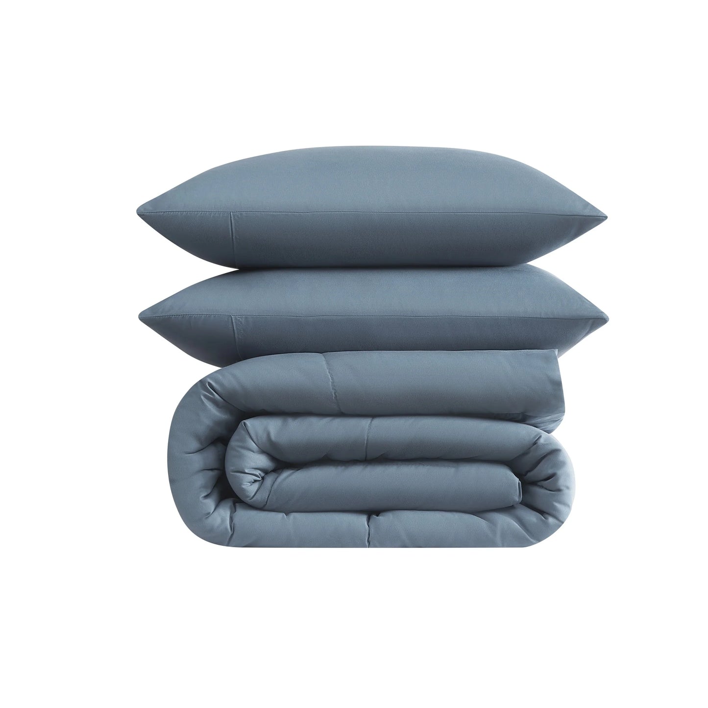 Truly Soft Green Recycled Solid Comforter Set