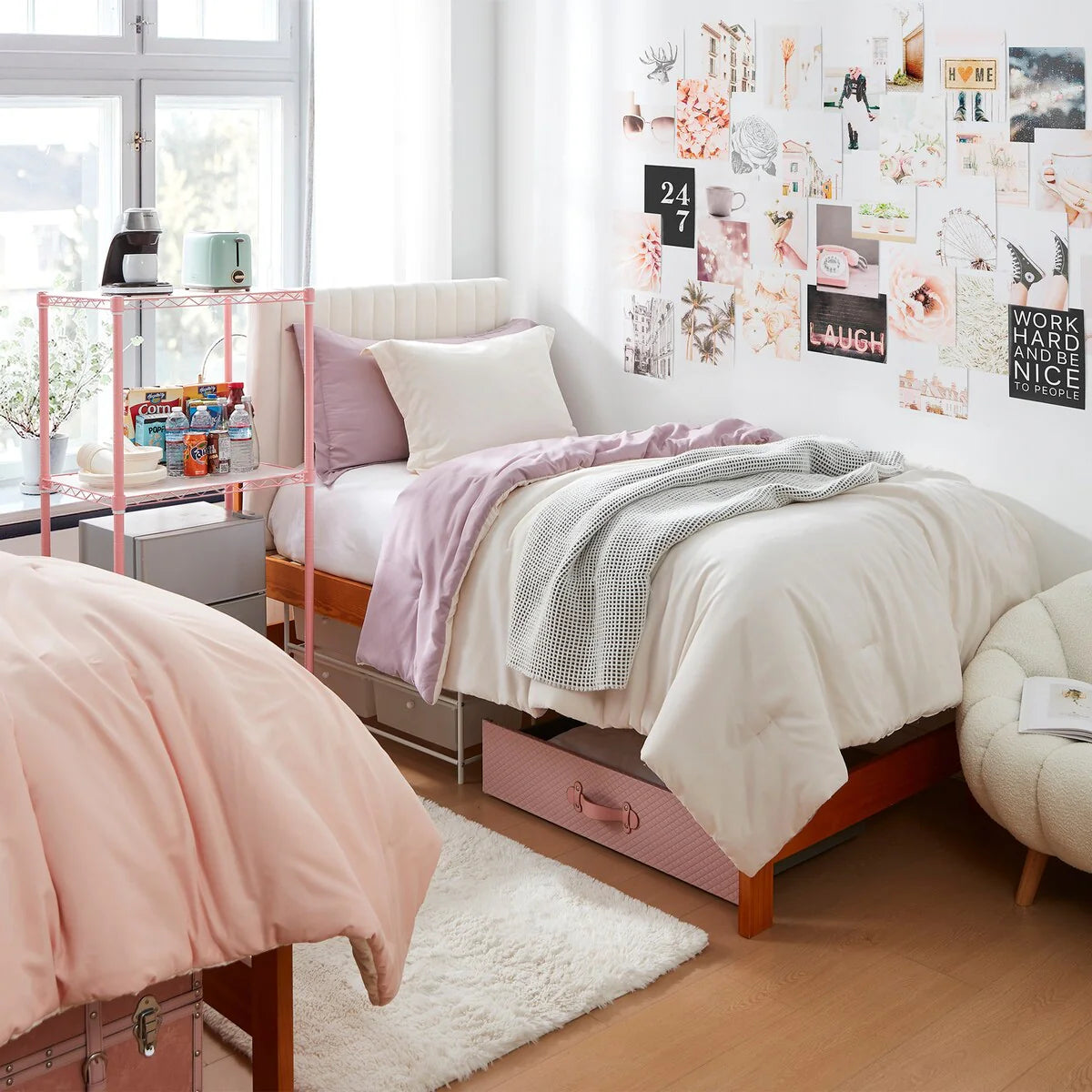 Dorm Haul? - Cozy College Comforter Set - Twin XL Reversible Bedding