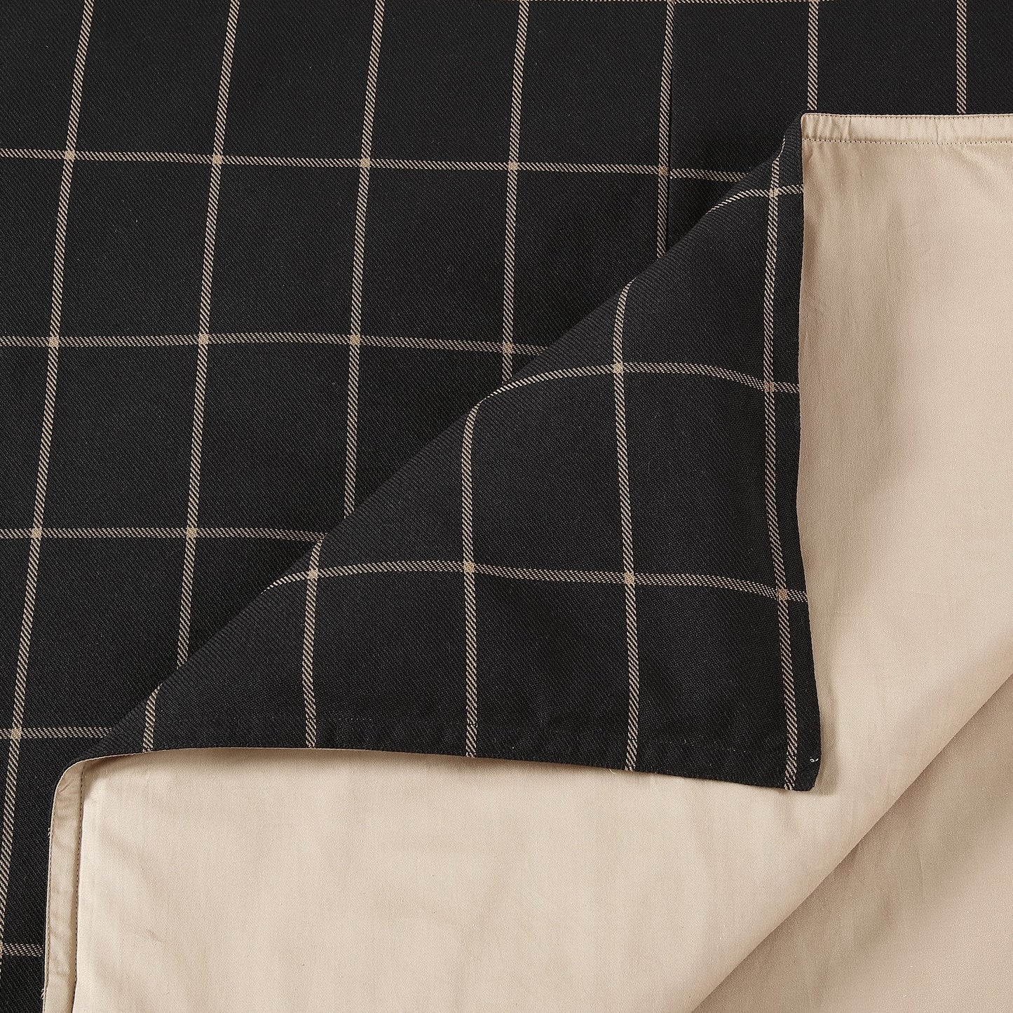 HiEnd Accents Windowpane Plaid Modern Rustic Bedding 3 Piece Comforter Set