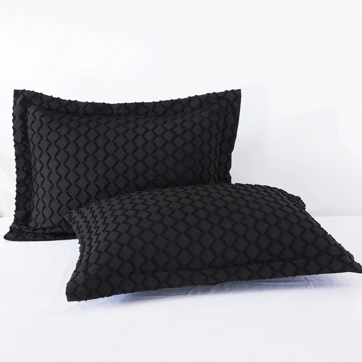 Boho Comforter Set,Tufted Design Bedding Set