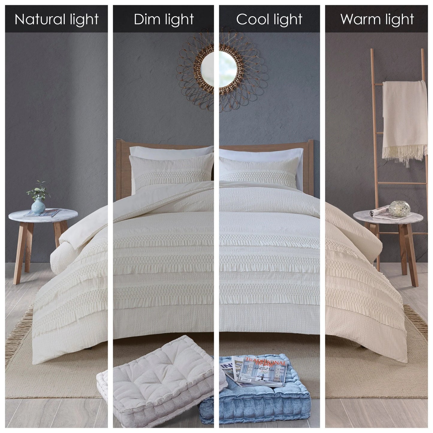 Madison Park Joelie Cotton Seersucker Comforter Set