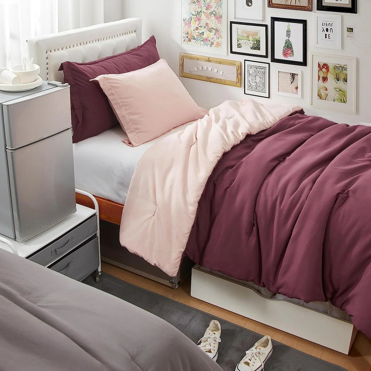 Dorm Haul? - Cozy College Comforter Set - Twin XL Reversible Bedding