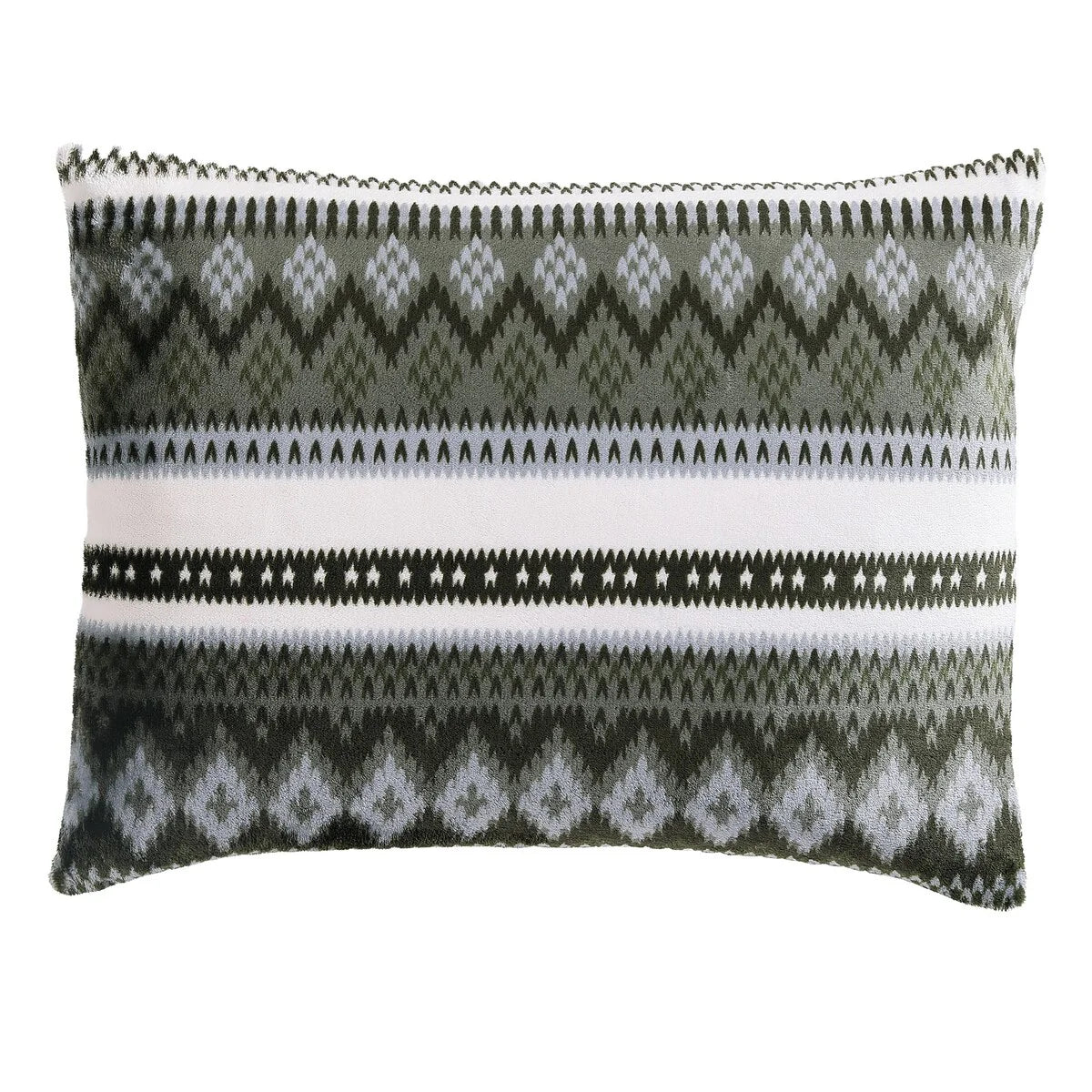 Eddie Bauer Shelton Fair Isle Plush Reversible Comforter Set