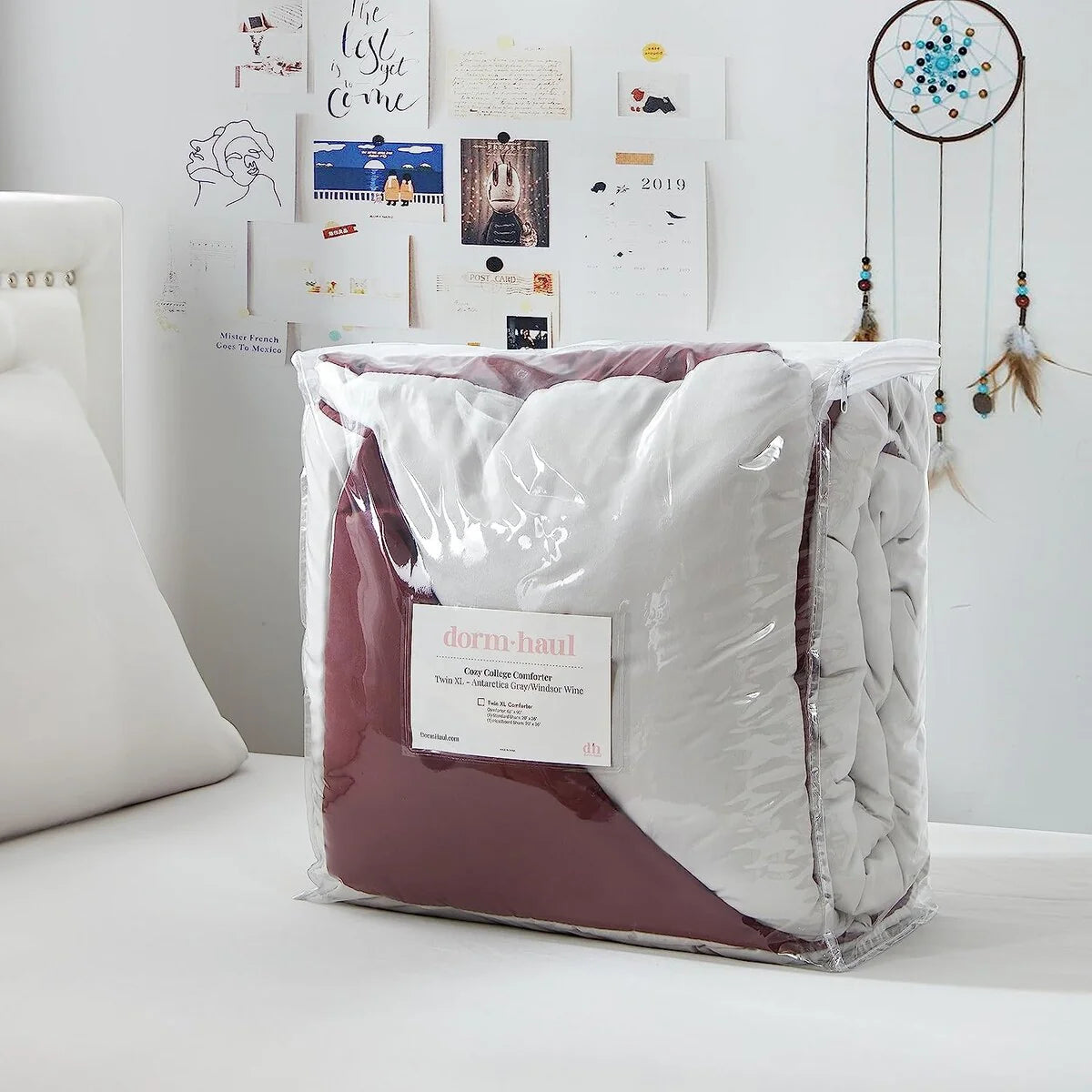 Dorm Haul? - Cozy College Comforter Set - Twin XL Reversible Bedding