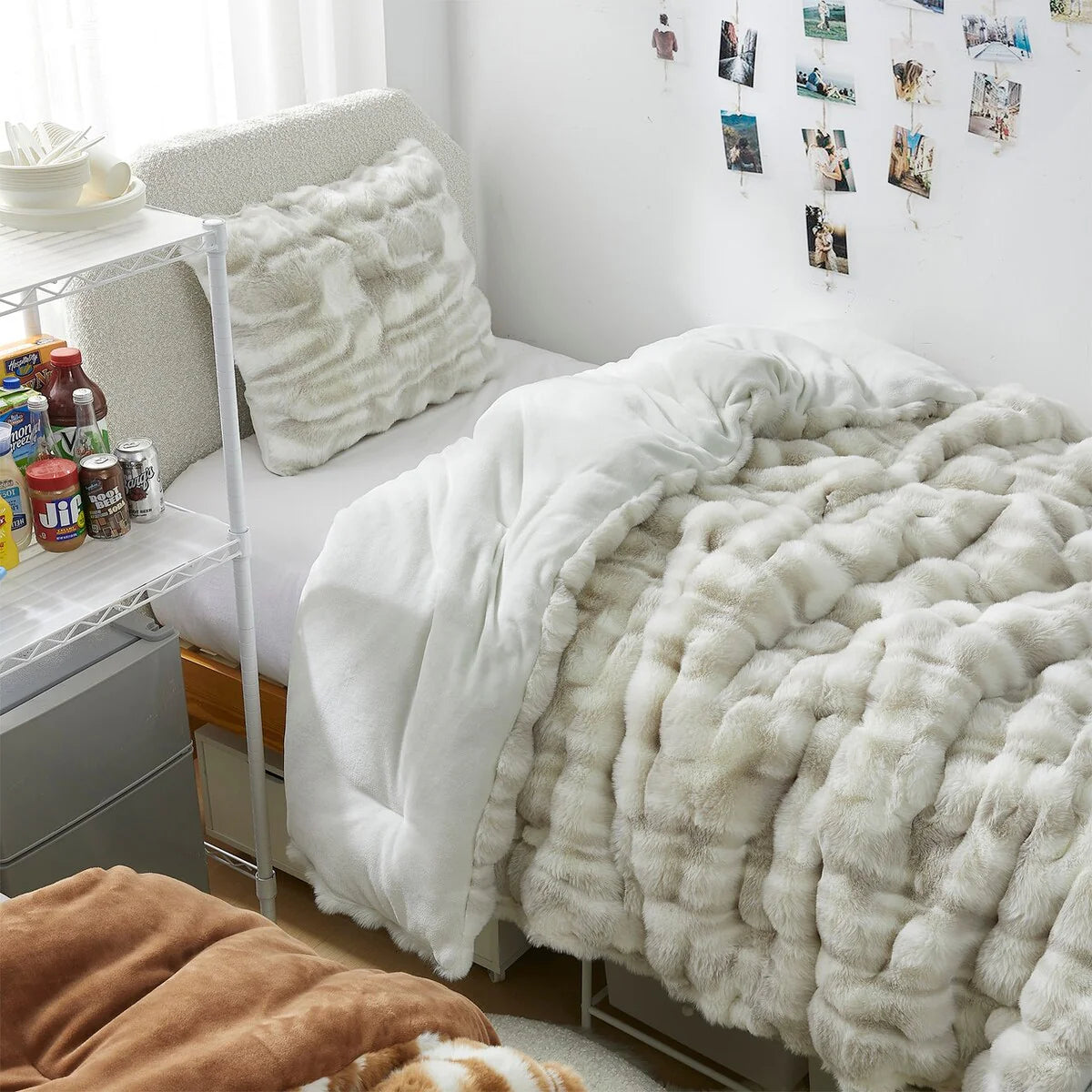 Oh Deer? - Coma Inducer? Oversized Comforter Set - White-Tailed Gray