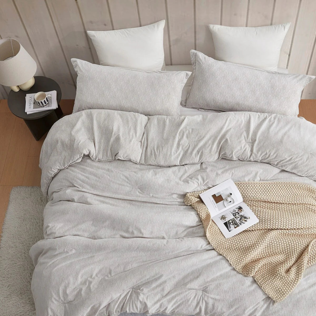 Daydreamer - Coma Inducer? Oversized Comforter Set - Taupe Etch