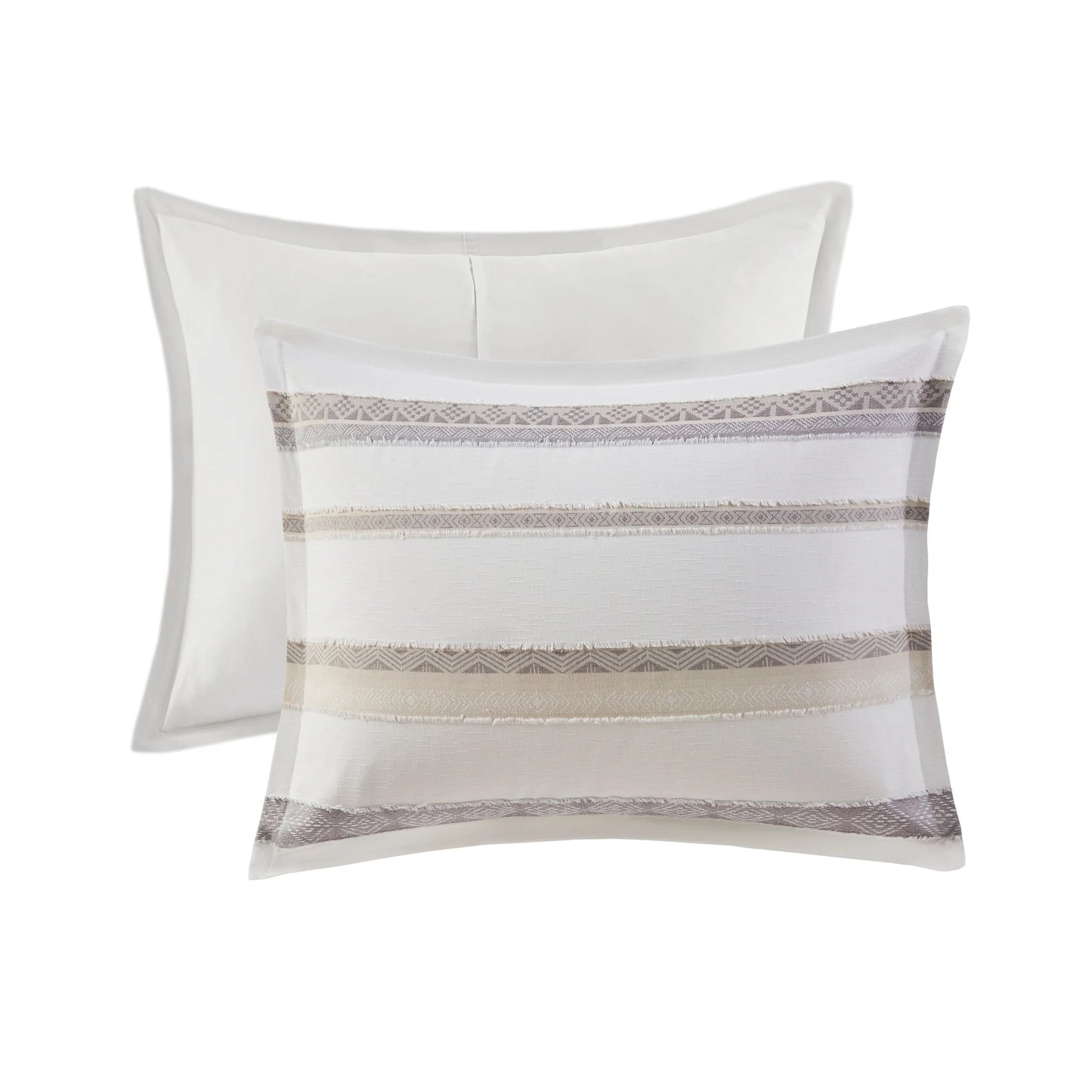 Madison Park Langley 5 Piece Clipped Jacquard Comforter Set
