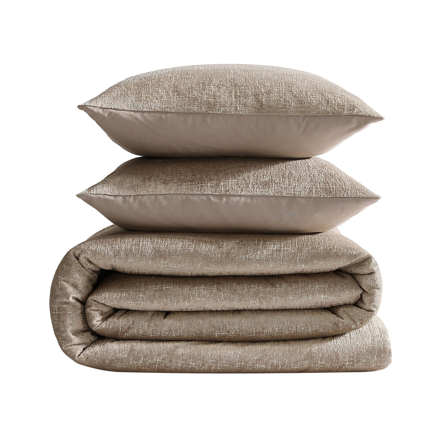 Kenneth Cole Banks Velvet Metallic Reversible Comforter Set