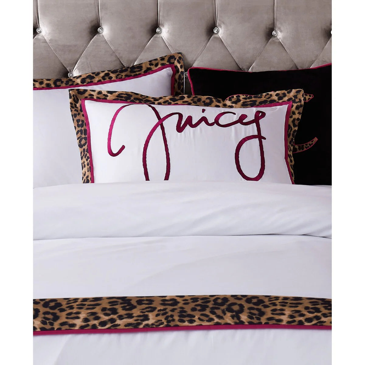 Juicy Couture Regent Leopard Three Piece Comforter set
