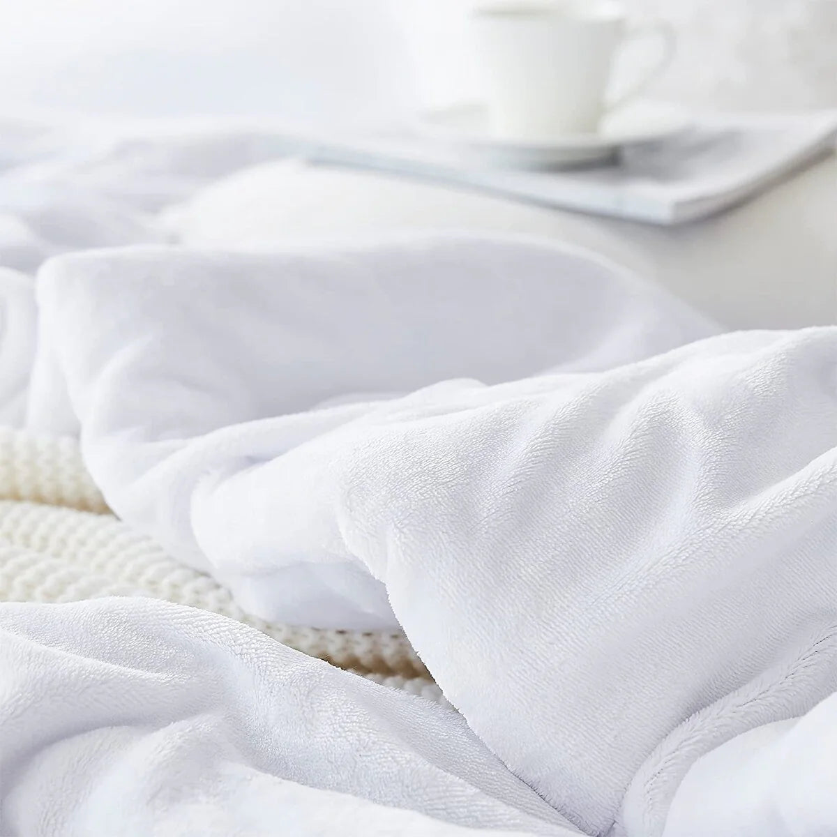 The Original Plush - Coma Inducer? Oversized Comforter Set - Pearl White
