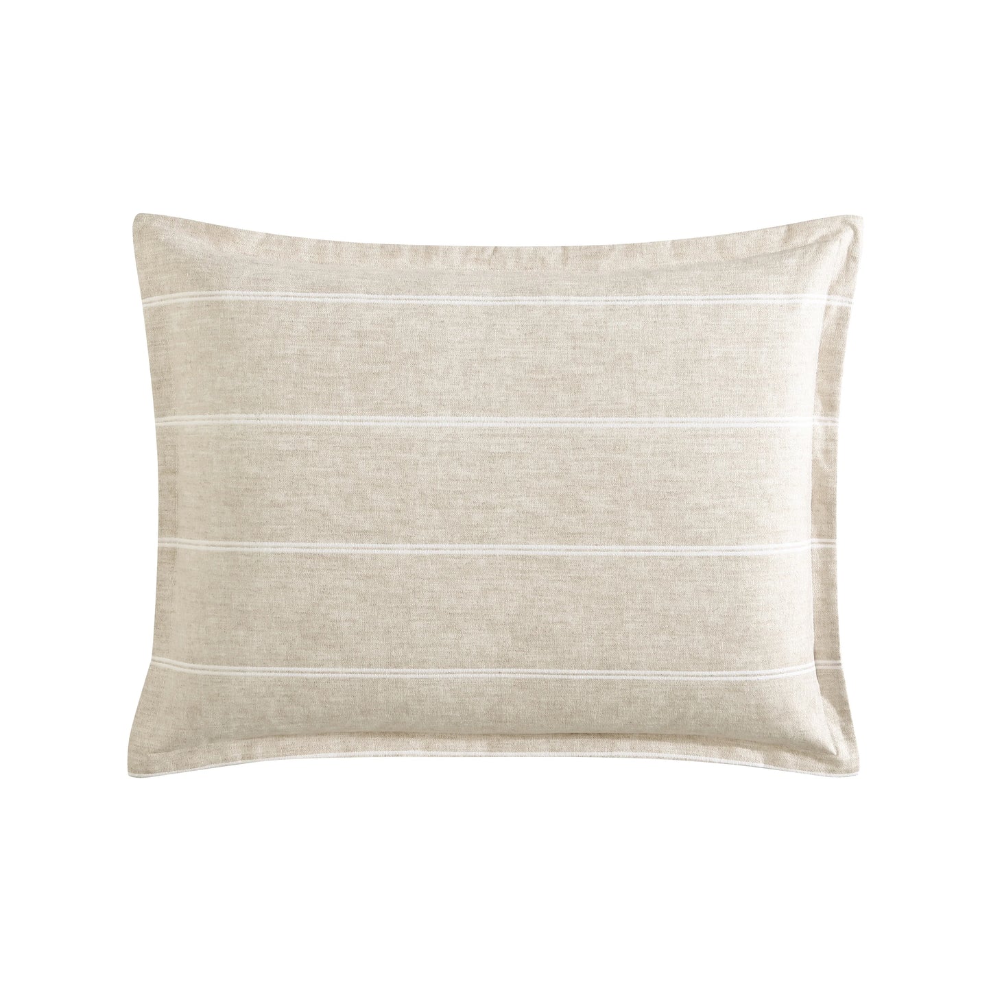 Nautica Guard Coast Cotton Flannel Beige Reversible Comforter Set