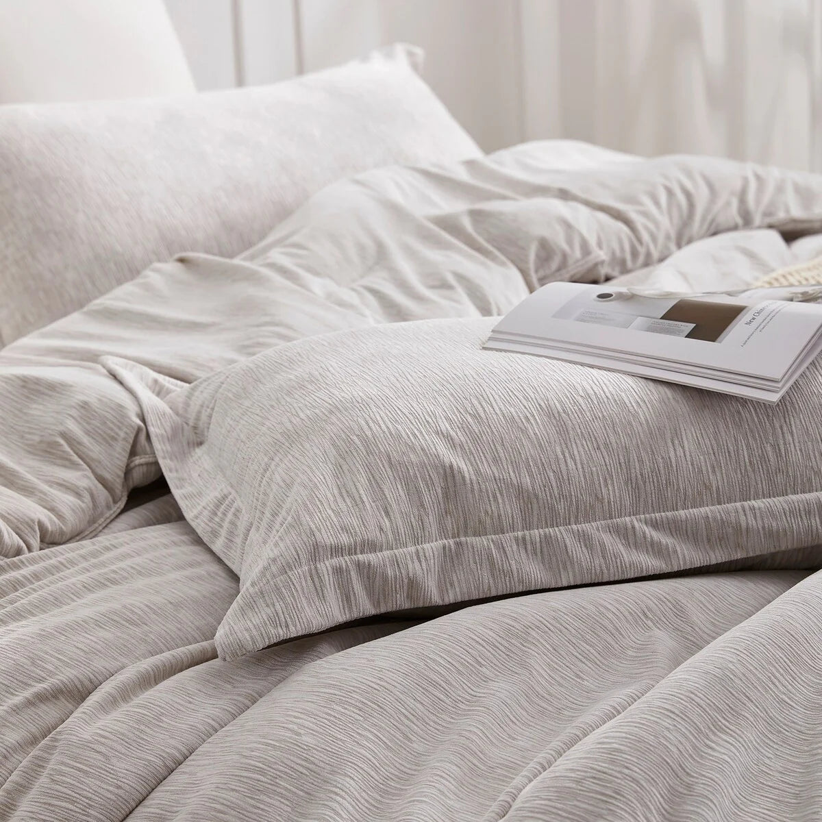 Daydreamer - Coma Inducer? Oversized Comforter Set - Taupe Etch