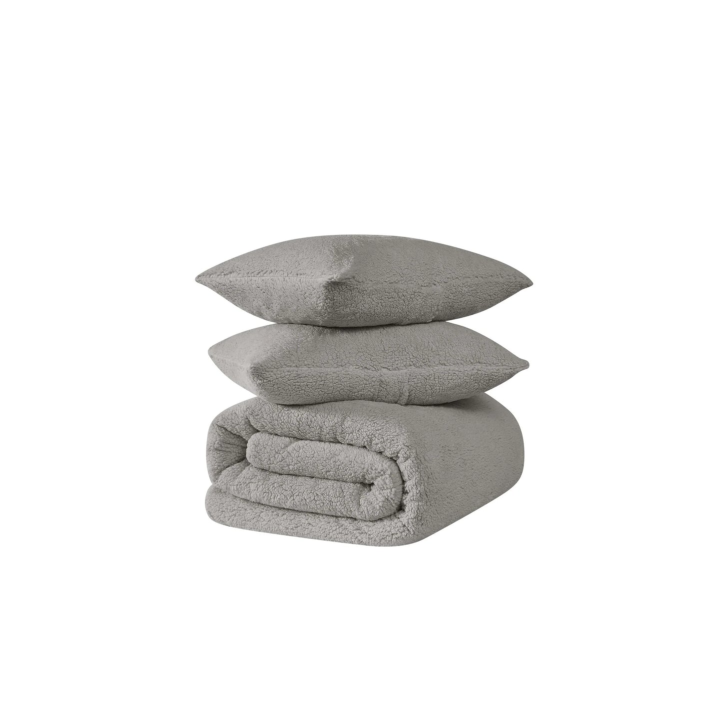 Brooklyn Loom Marshmallow Sherpa Comforter Set