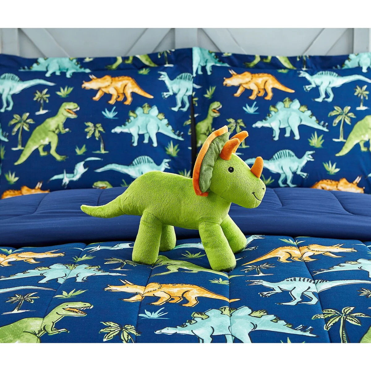 ALEX + BELLA Watercolor Dinosaur Juvi Soft Microfiber Comforter Set