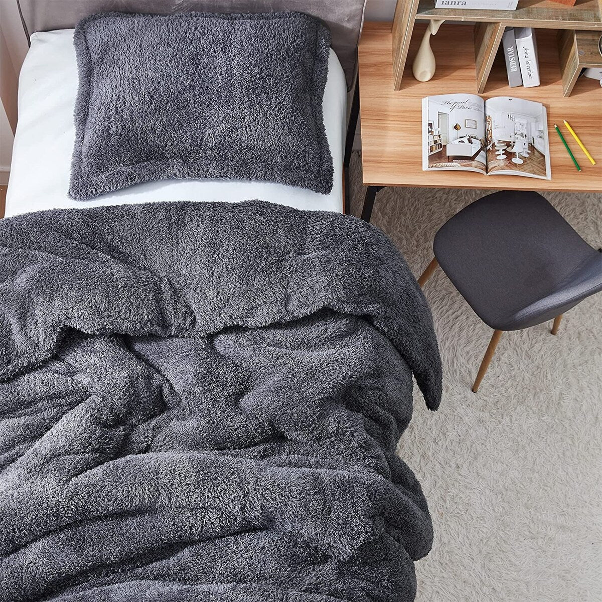 Shankapotomus - Coma Inducer? Oversized Comforter Set - Tornado Gray