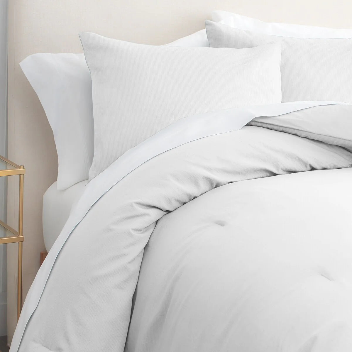 Gaiam? Relax 100% Cotton Garment Washed Ribbed 3pc Comforter Set