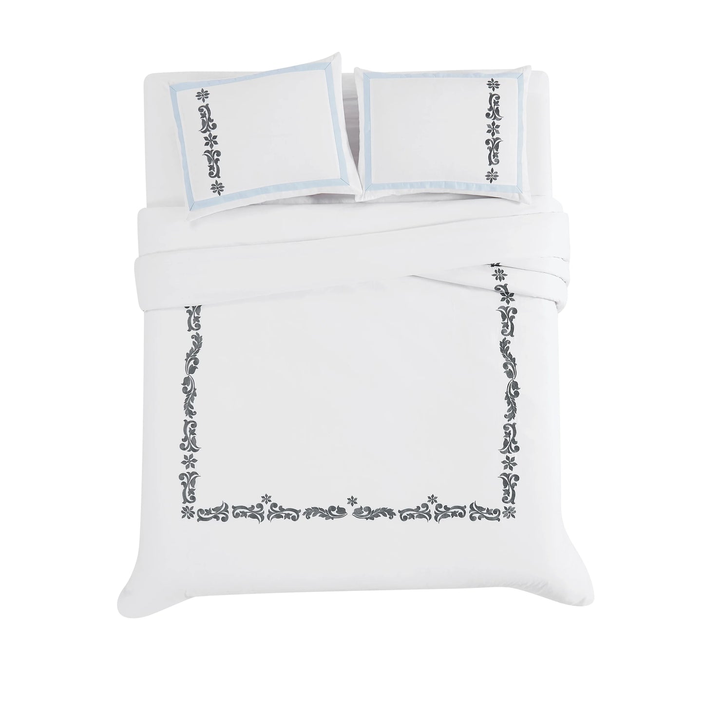 Charisma Cordelia Embroidered 3 Piece Comforter Set