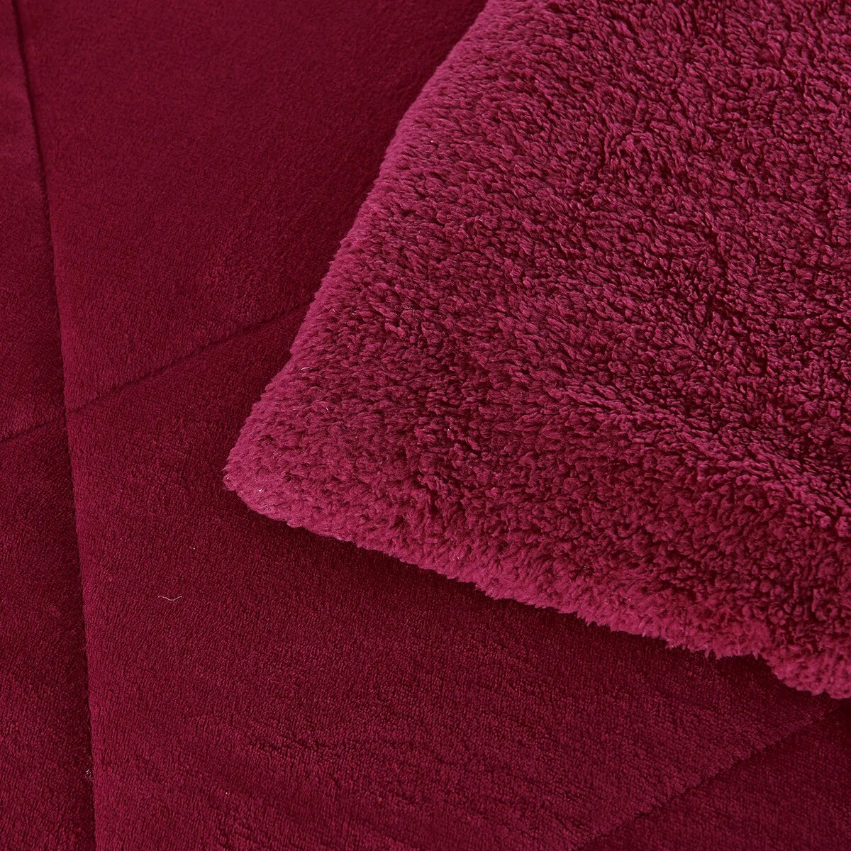 Fleece/ Sherpa Down Alternative 3-piece Comforter Set