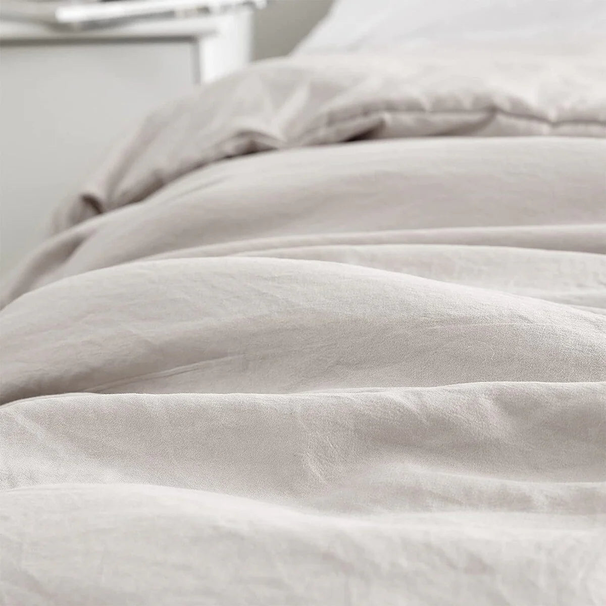 Natural Loft Oversized Comforter Set - Stone Taupe