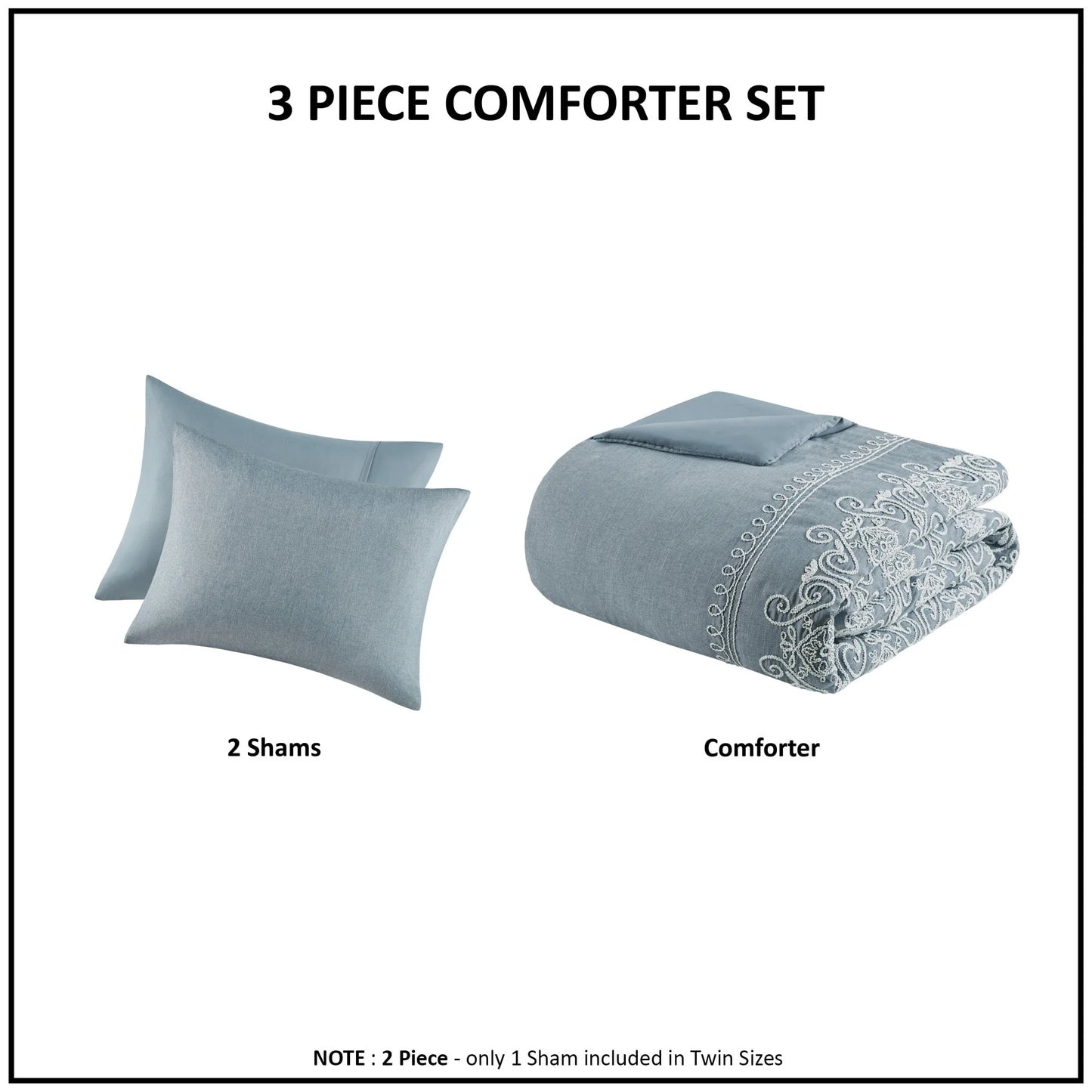 Intelligent Design Mabel Embroidered Comforter Set