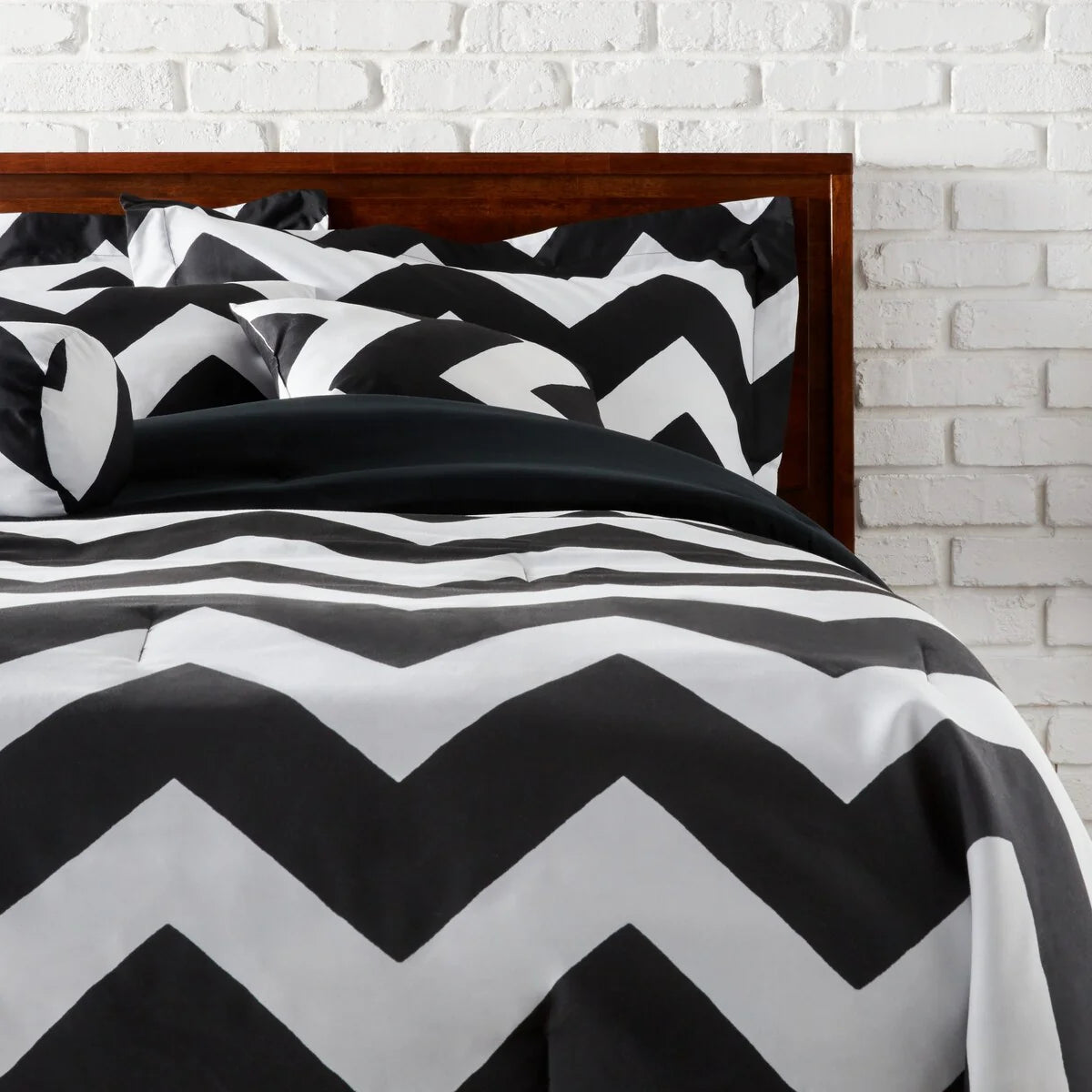 3 Piece Chevron Duvet Cover & Sham Covers Set