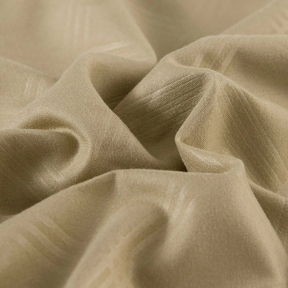 Taupe Plaid Comforter Set