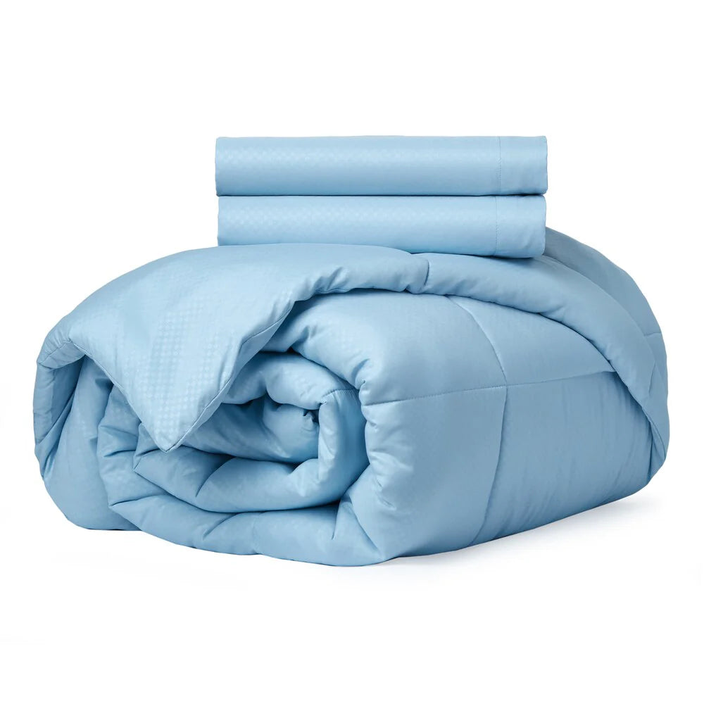 7-piece Solid Comforter Set