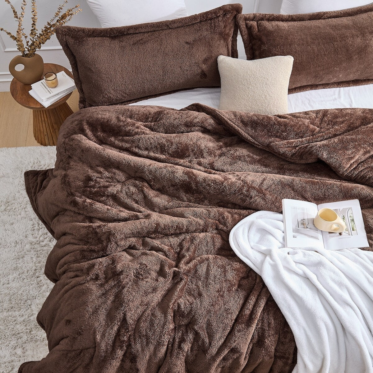 The Original Plush - Coma Inducer? Oversized Comforter - Pine Bark