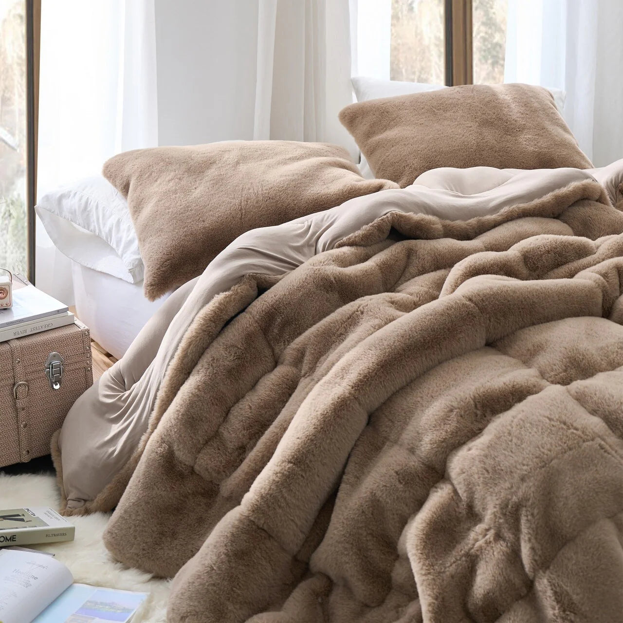 Chunky Bunny Yoga - Coma Inducer? Oversized Comforter - Cobblestone