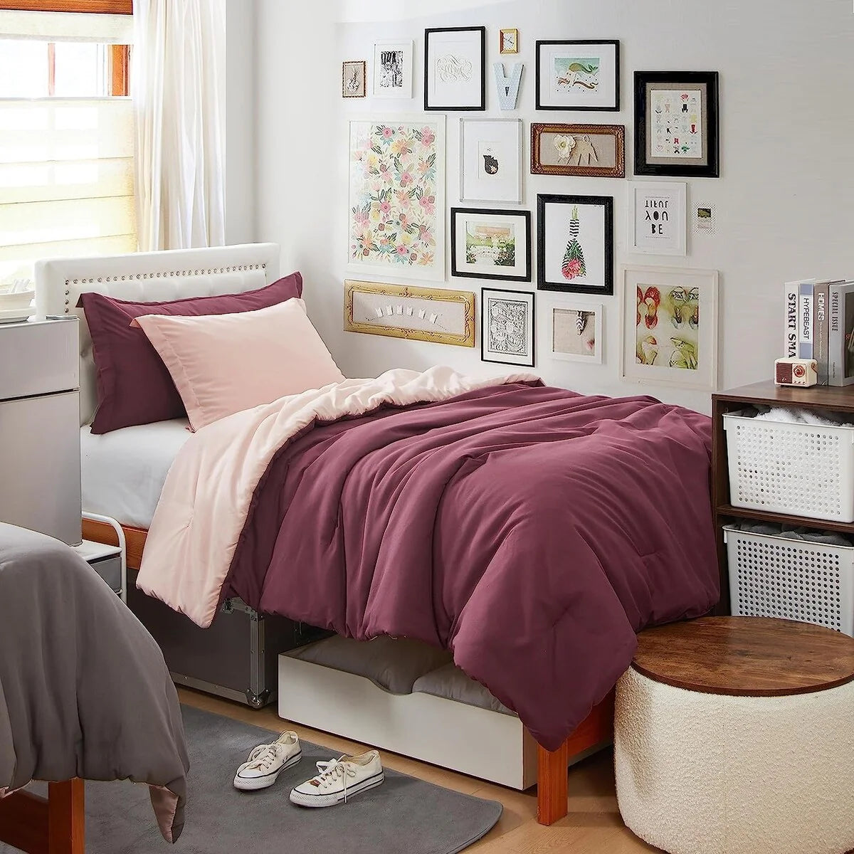 Dorm Haul? - Cozy College Comforter Set - Twin XL Reversible Bedding