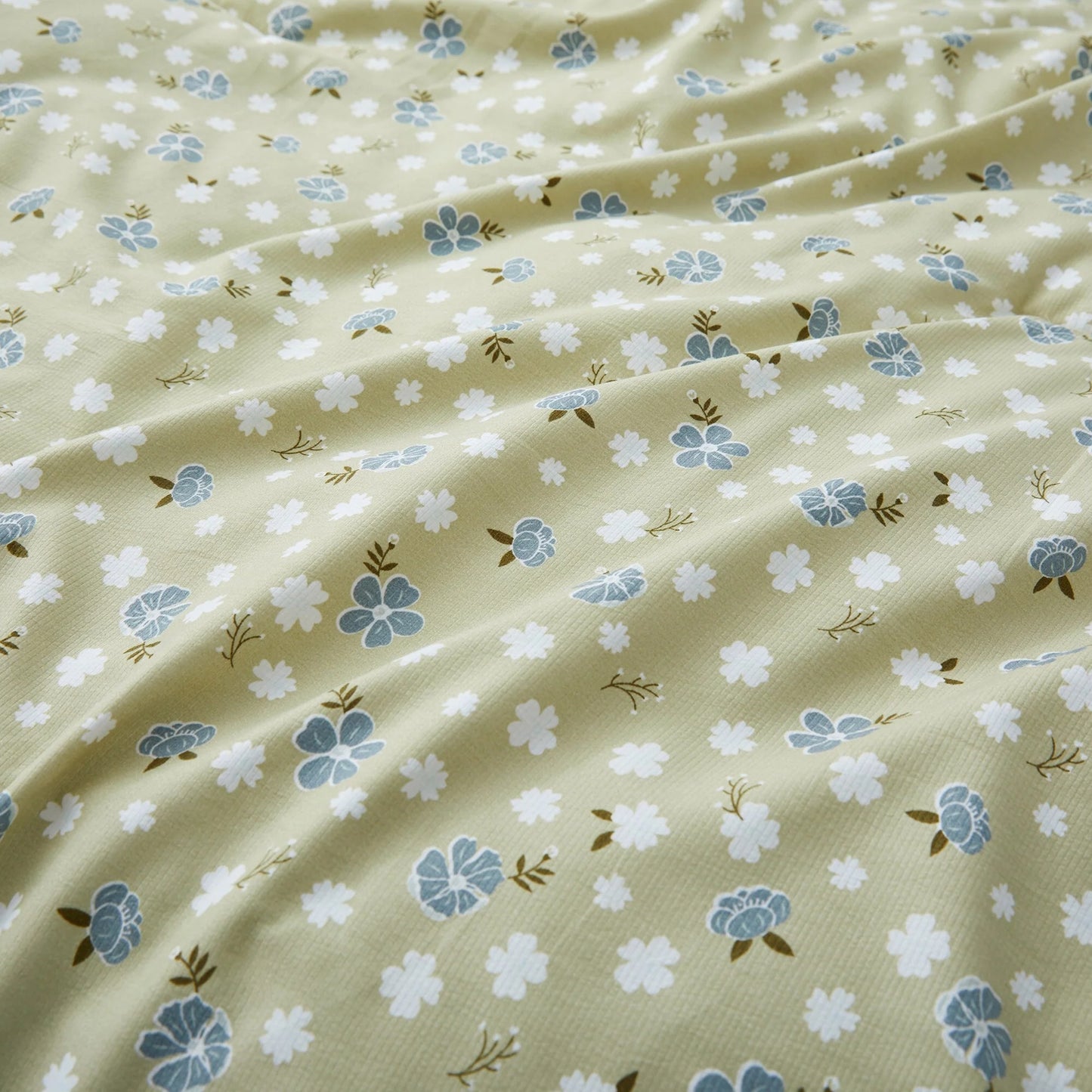Floral Printed Comforter Set with Pillowcases, Bedding Set for All Season