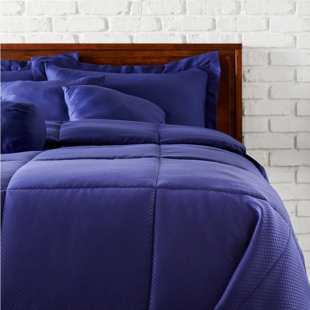 7-piece Solid Comforter Set