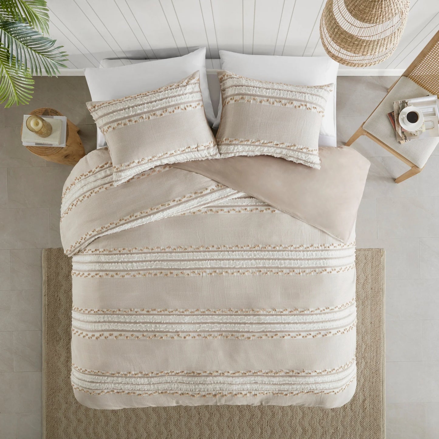 INK+IVY Lennon Organic Cotton Jacquard Comforter Set