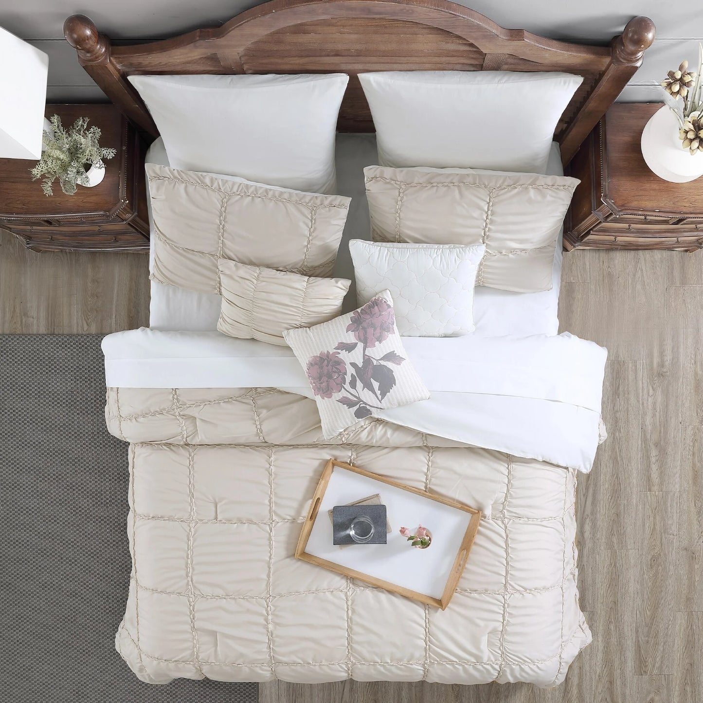 Modern Threads Janna Technique 8 Piece Comforter Set