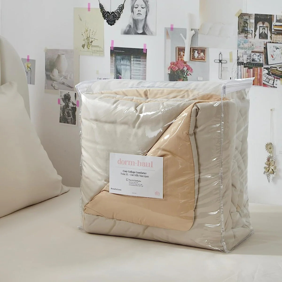 Dorm Haul? - Cozy College Comforter Set - Twin XL Reversible Bedding