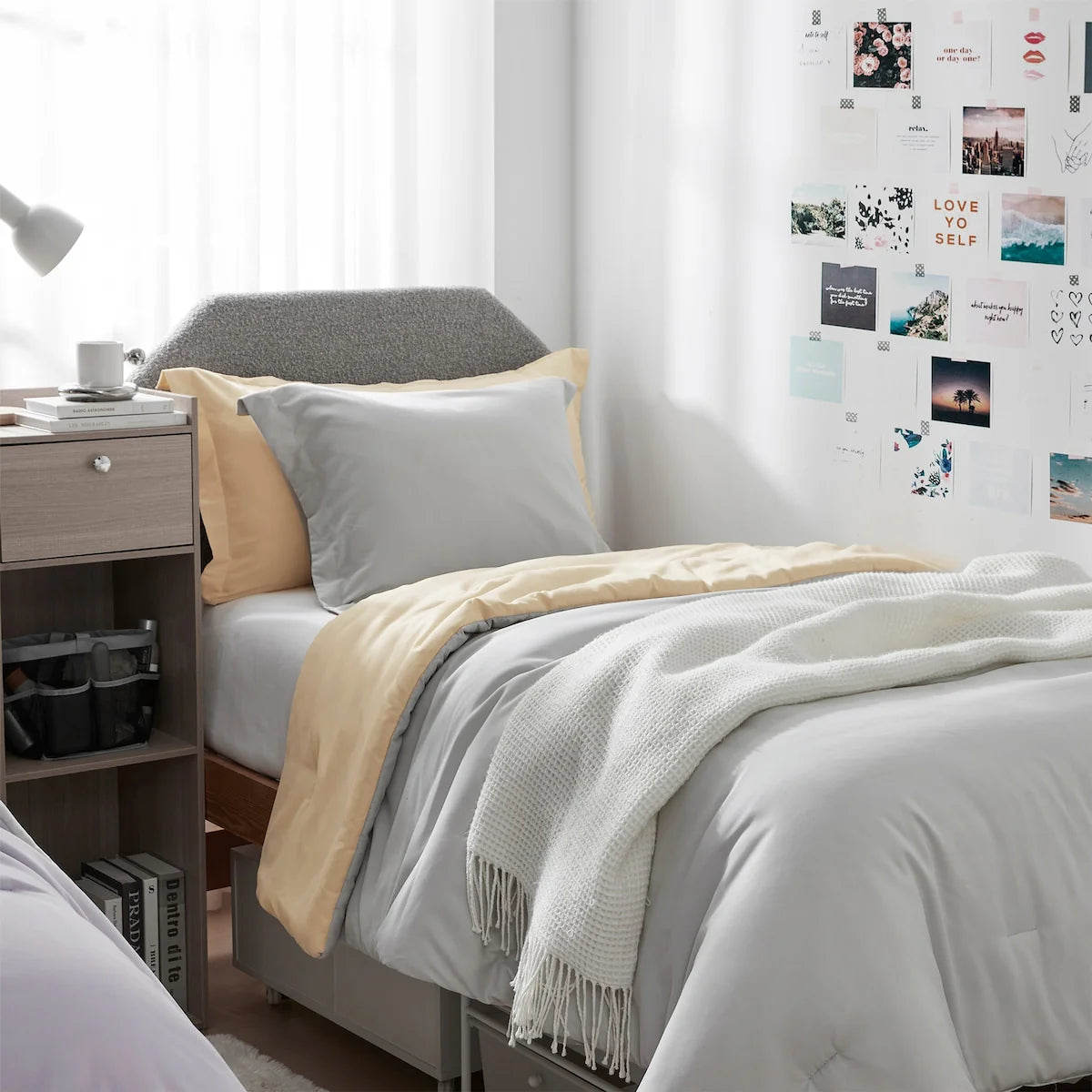Dorm Haul? - Cozy College Comforter Set - Twin XL Reversible Bedding