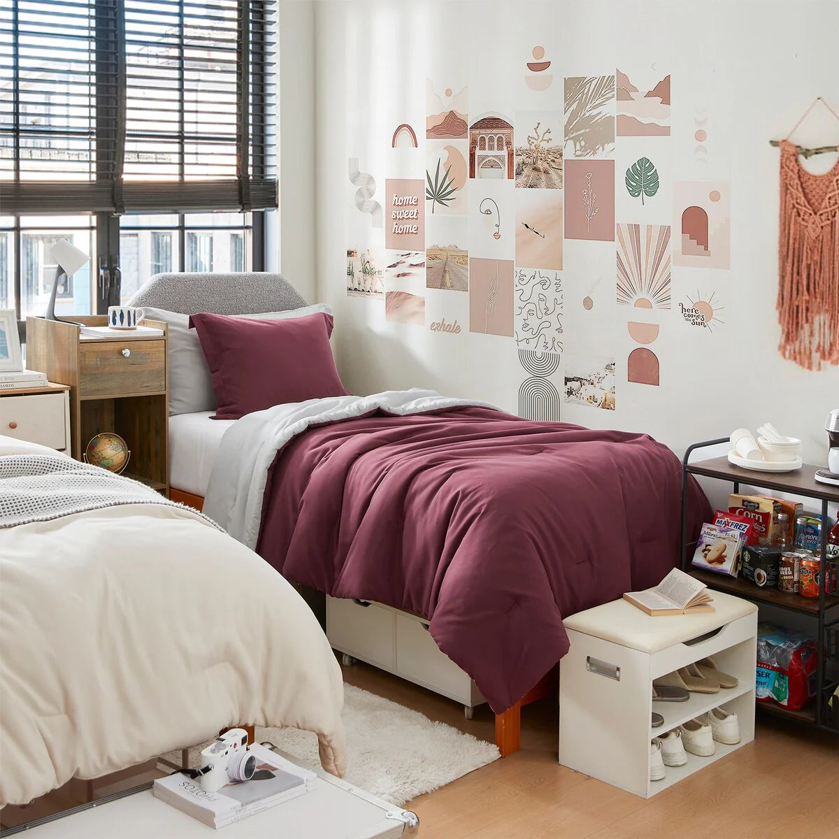 Dorm Haul? - Cozy College Comforter Set - Twin XL Reversible Bedding