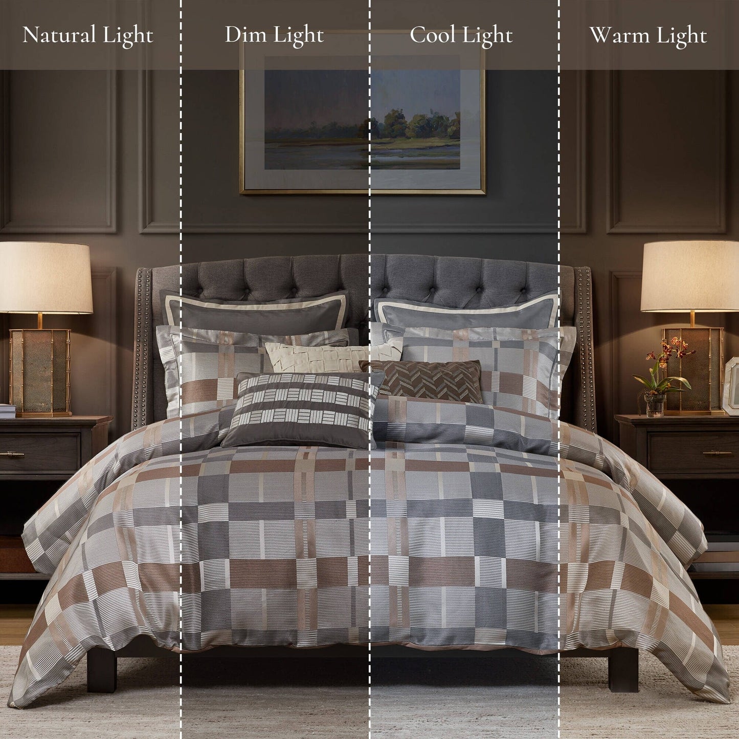 Madison Park Signature Prescott Jacquard Oversized Duvet Style Comforter Set