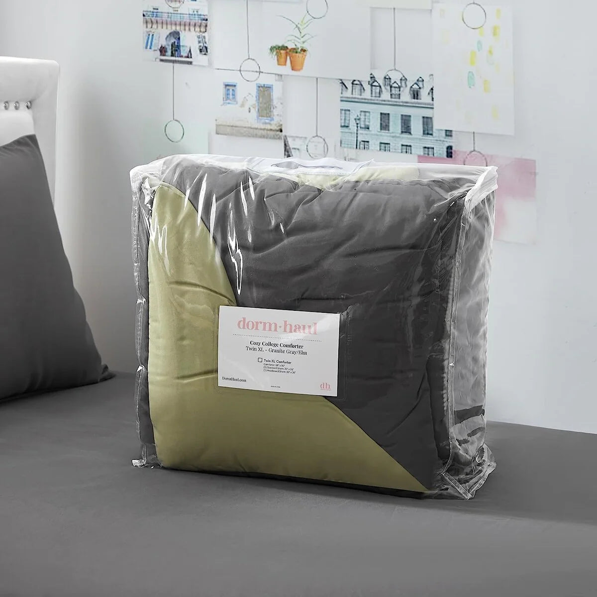 Dorm Haul? - Cozy College Comforter Set - Twin XL Reversible Bedding