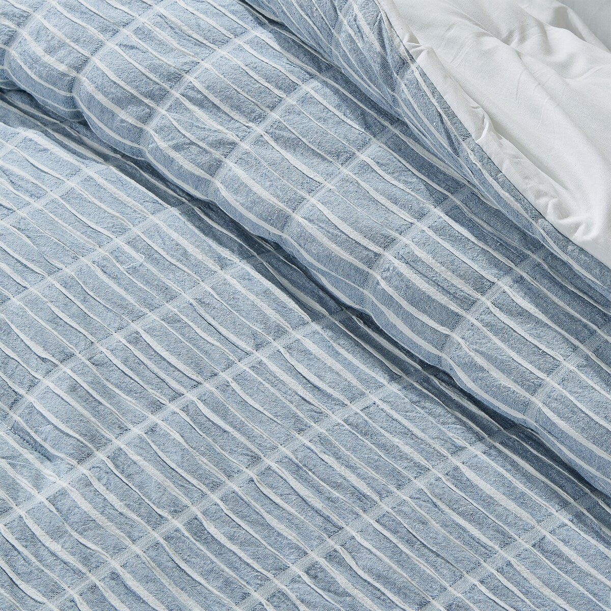 Patina Vie Maison Down Alternative Reversible Puckered Stripe 3 Pc. Comforter Set