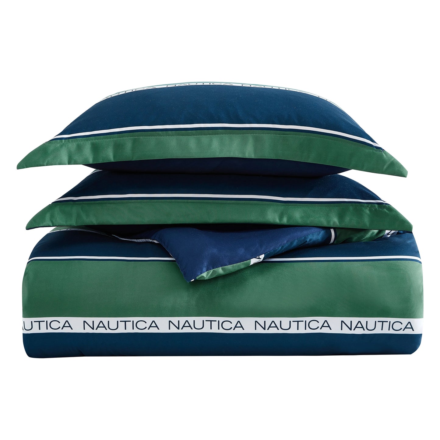 Nautica Bellecastle Reversible Navy Comforter Set