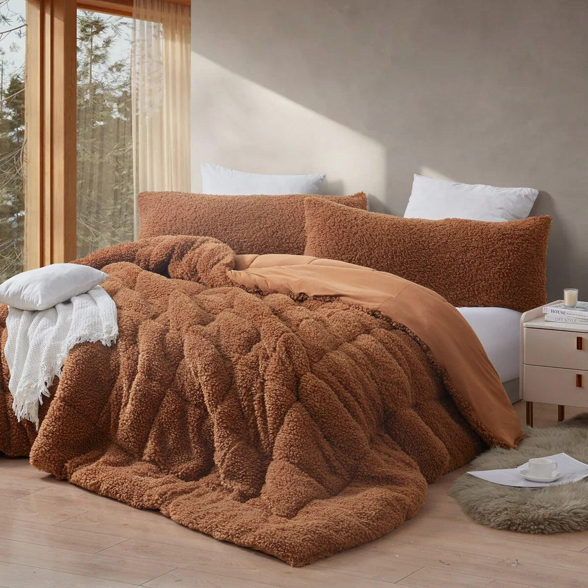 Cotton Candy - Coma Inducer? Oversized Comforter - Root Beer