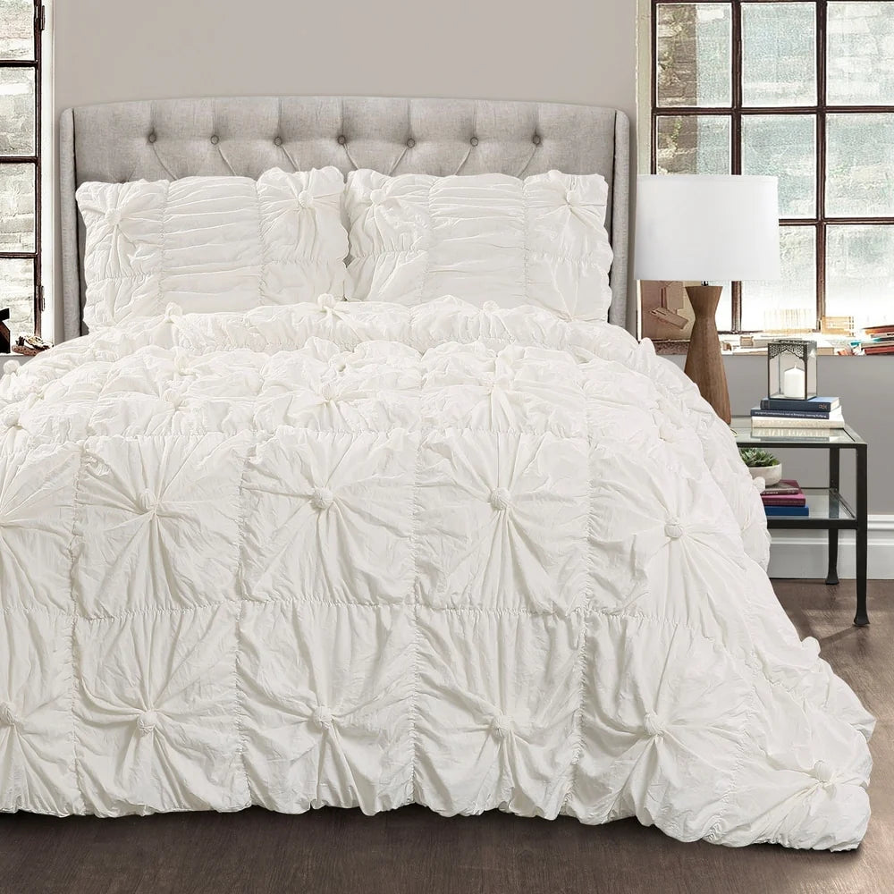 Lush Decor Bella Sabby Chic 3 Piece Comforter Set
