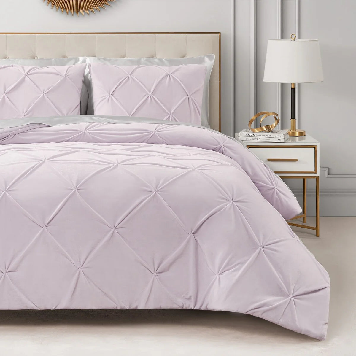 Juicy Couture Kiss Pleat Plush Comforter Sets