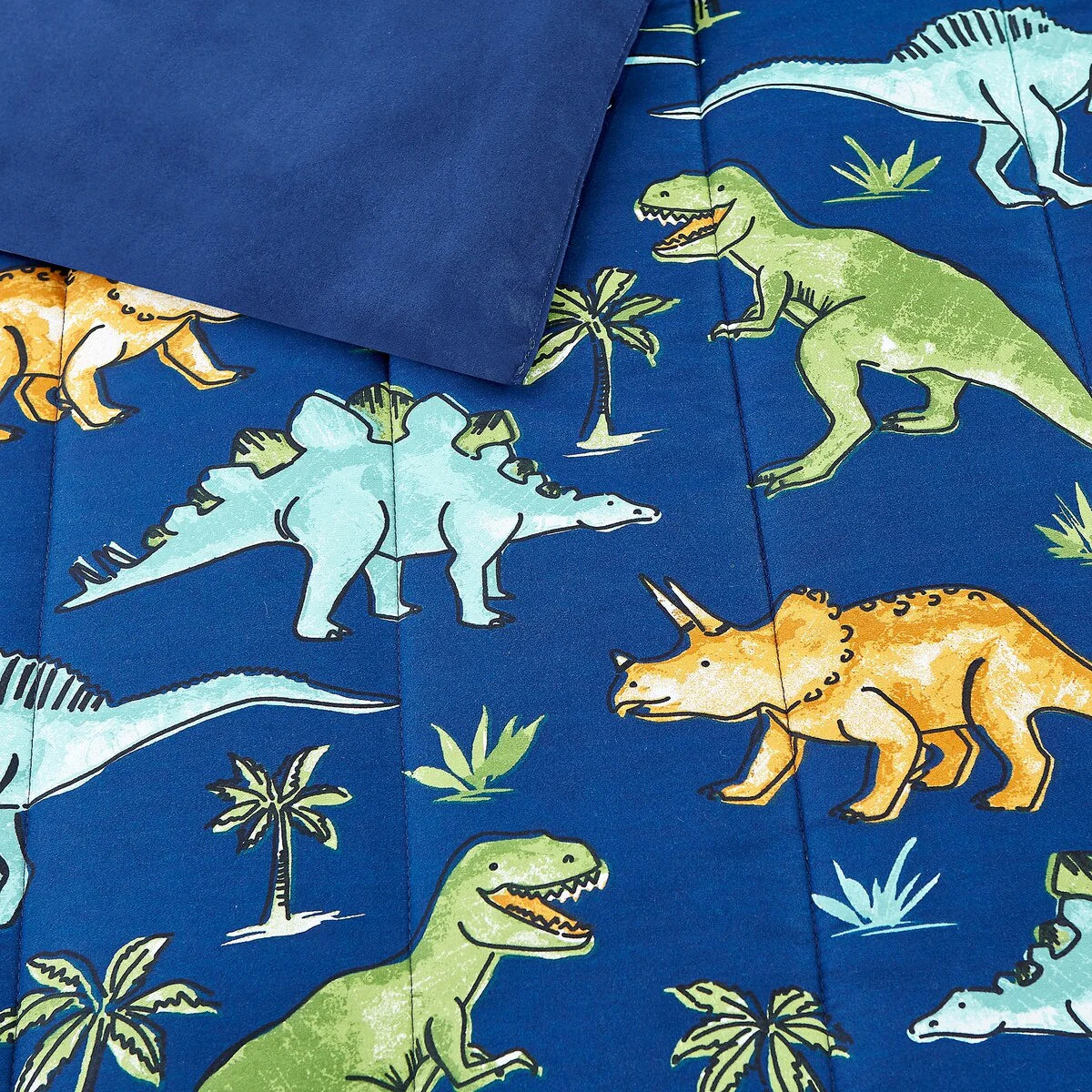 ALEX + BELLA Watercolor Dinosaur Juvi Soft Microfiber Comforter Set