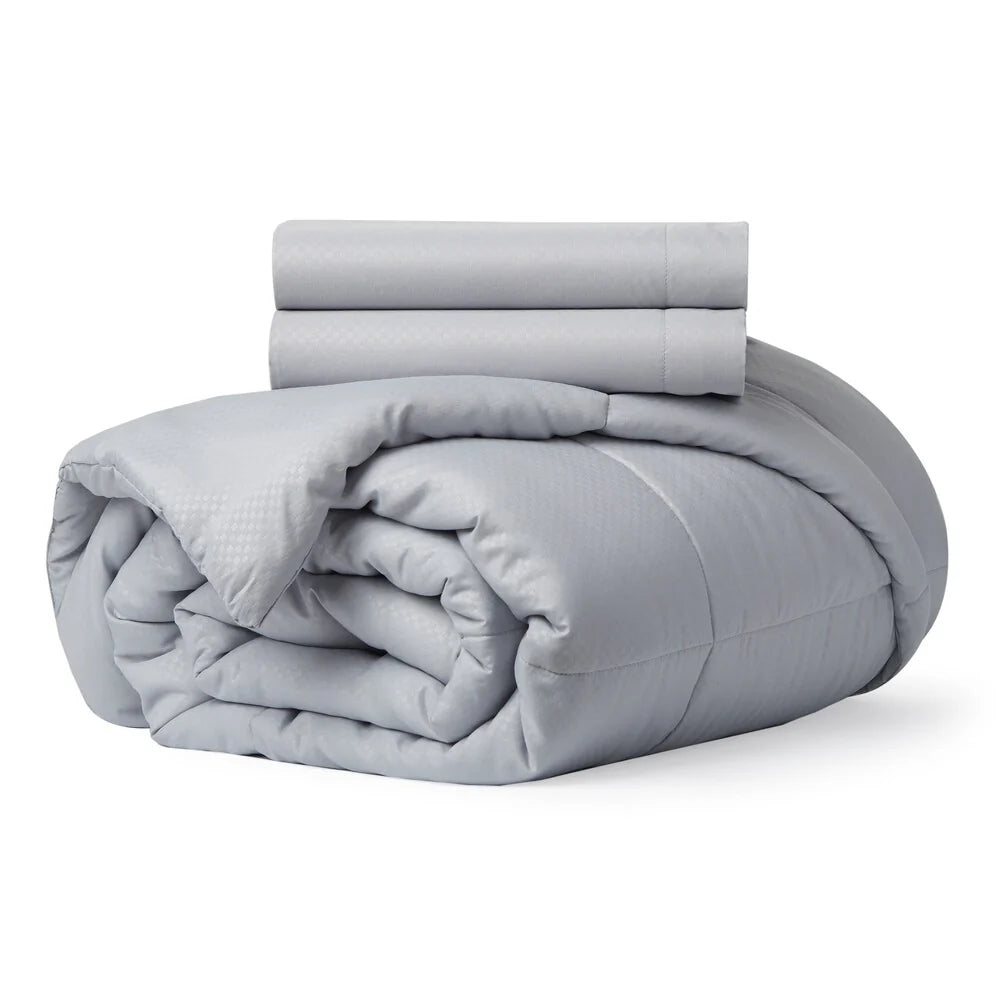 7-piece Solid Comforter Set