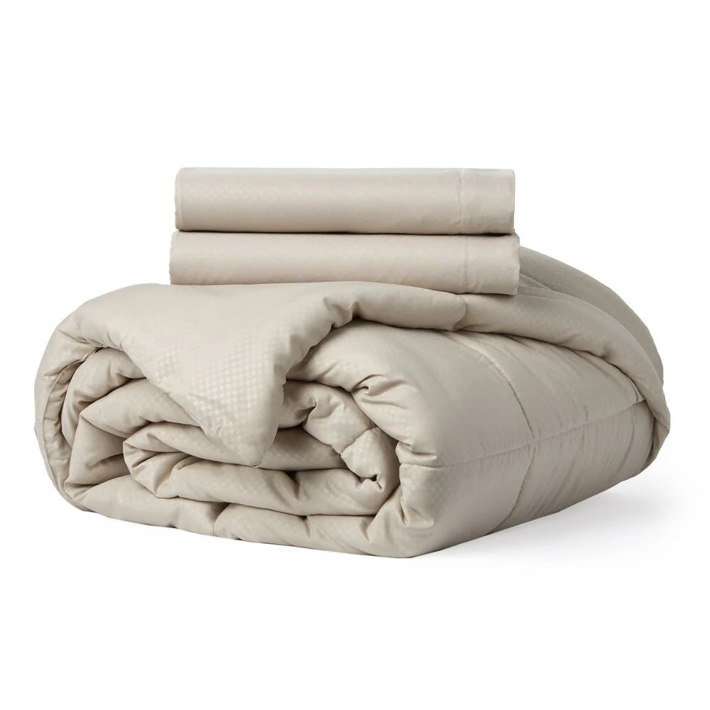 7-piece Solid Comforter Set